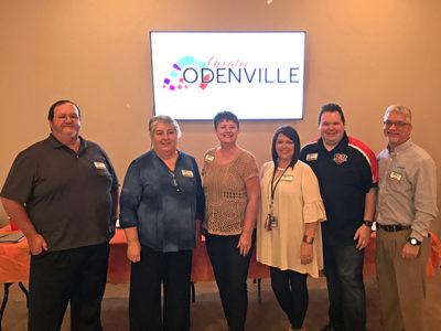 Executive Committee:  L-R Bruce Mardis, Joanie Mardis, Dona Bonnett, Trese Mashburn, Anthony Baumann, Paul Perry | Greater Odenville Chamber of Commerce Odenville Alabama