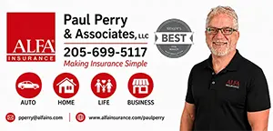 Paul Perry & Associates LLC Alfa Insurance Agency Moody Alabama